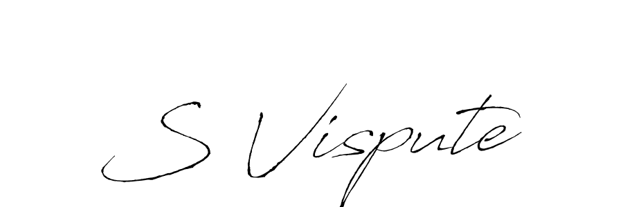 Best and Professional Signature Style for S Vispute. Antro_Vectra Best Signature Style Collection. S Vispute signature style 6 images and pictures png