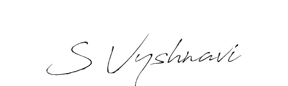 Use a signature maker to create a handwritten signature online. With this signature software, you can design (Antro_Vectra) your own signature for name S Vyshnavi. S Vyshnavi signature style 6 images and pictures png