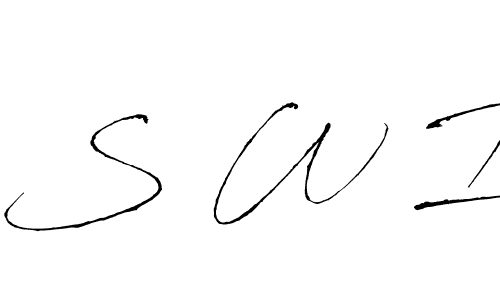 Similarly Antro_Vectra is the best handwritten signature design. Signature creator online .You can use it as an online autograph creator for name S W I. S W I signature style 6 images and pictures png