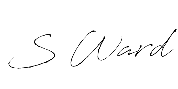 The best way (Antro_Vectra) to make a short signature is to pick only two or three words in your name. The name S Ward include a total of six letters. For converting this name. S Ward signature style 6 images and pictures png