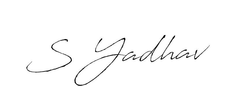 You should practise on your own different ways (Antro_Vectra) to write your name (S Yadhav) in signature. don't let someone else do it for you. S Yadhav signature style 6 images and pictures png