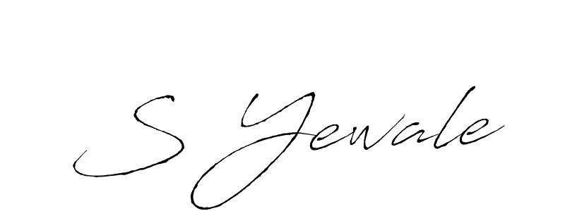 Similarly Antro_Vectra is the best handwritten signature design. Signature creator online .You can use it as an online autograph creator for name S Yewale. S Yewale signature style 6 images and pictures png