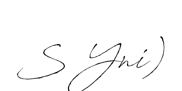 Here are the top 10 professional signature styles for the name S Yni). These are the best autograph styles you can use for your name. S Yni) signature style 6 images and pictures png