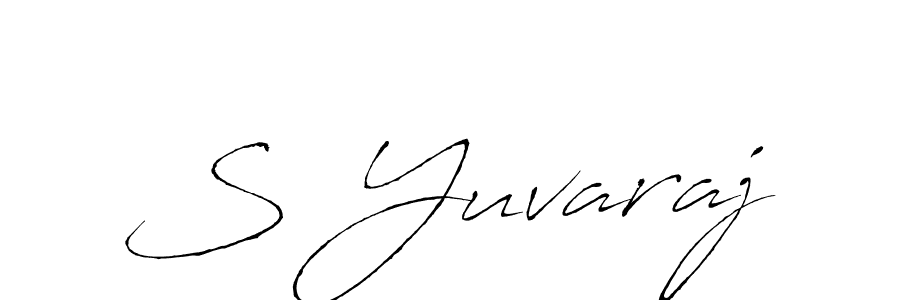 How to Draw S Yuvaraj signature style? Antro_Vectra is a latest design signature styles for name S Yuvaraj. S Yuvaraj signature style 6 images and pictures png