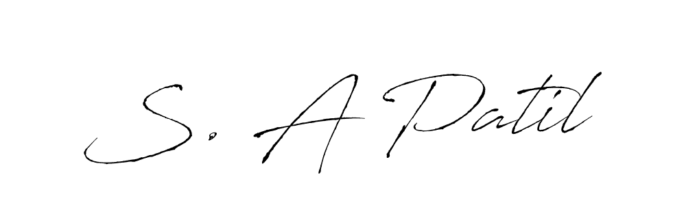 Make a beautiful signature design for name S. A Patil. Use this online signature maker to create a handwritten signature for free. S. A Patil signature style 6 images and pictures png