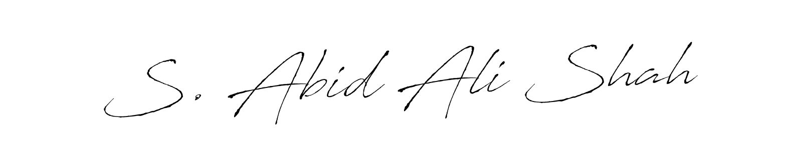 It looks lik you need a new signature style for name S. Abid Ali Shah. Design unique handwritten (Antro_Vectra) signature with our free signature maker in just a few clicks. S. Abid Ali Shah signature style 6 images and pictures png