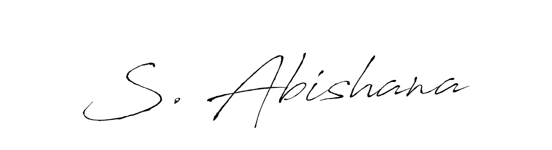 Make a beautiful signature design for name S. Abishana. Use this online signature maker to create a handwritten signature for free. S. Abishana signature style 6 images and pictures png