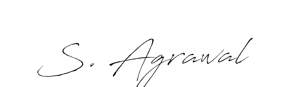 This is the best signature style for the S. Agrawal name. Also you like these signature font (Antro_Vectra). Mix name signature. S. Agrawal signature style 6 images and pictures png