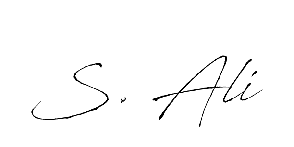 Also we have S. Ali name is the best signature style. Create professional handwritten signature collection using Antro_Vectra autograph style. S. Ali signature style 6 images and pictures png