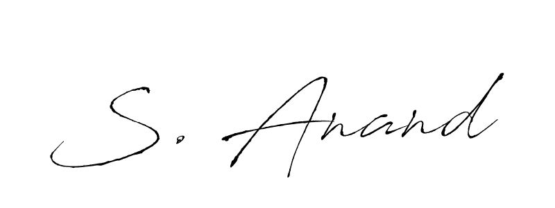 How to Draw S. Anand signature style? Antro_Vectra is a latest design signature styles for name S. Anand. S. Anand signature style 6 images and pictures png