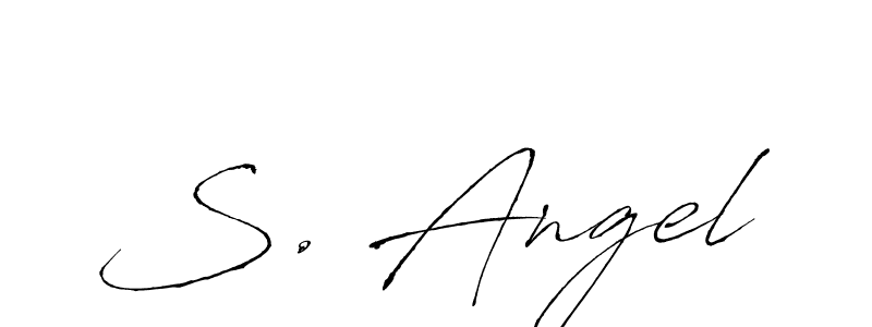 Once you've used our free online signature maker to create your best signature Antro_Vectra style, it's time to enjoy all of the benefits that S. Angel name signing documents. S. Angel signature style 6 images and pictures png