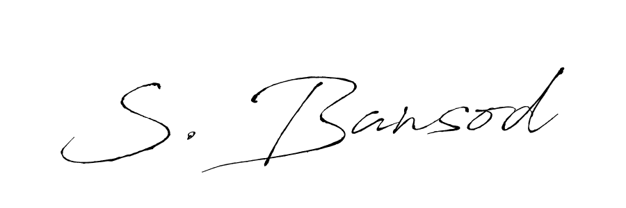 You can use this online signature creator to create a handwritten signature for the name S. Bansod. This is the best online autograph maker. S. Bansod signature style 6 images and pictures png