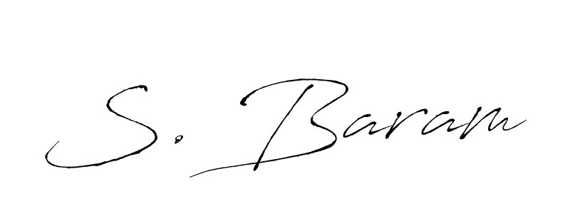 Make a beautiful signature design for name S. Baram. Use this online signature maker to create a handwritten signature for free. S. Baram signature style 6 images and pictures png