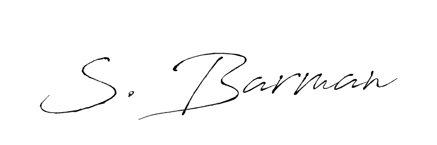 if you are searching for the best signature style for your name S. Barman. so please give up your signature search. here we have designed multiple signature styles  using Antro_Vectra. S. Barman signature style 6 images and pictures png