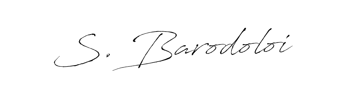 Create a beautiful signature design for name S. Barodoloi. With this signature (Antro_Vectra) fonts, you can make a handwritten signature for free. S. Barodoloi signature style 6 images and pictures png