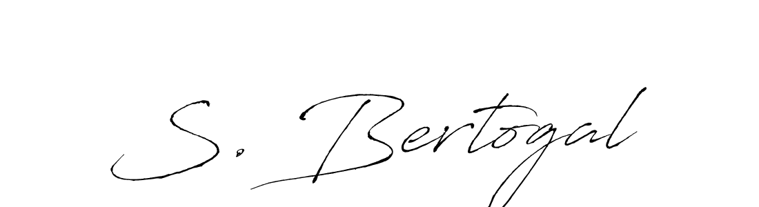 Create a beautiful signature design for name S. Bertogal. With this signature (Antro_Vectra) fonts, you can make a handwritten signature for free. S. Bertogal signature style 6 images and pictures png