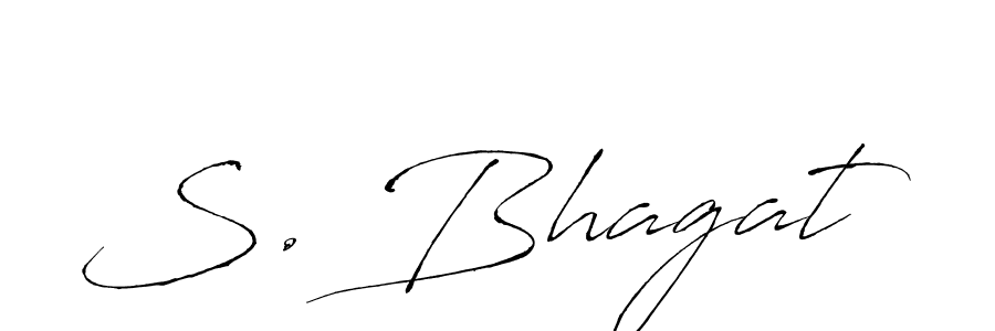 S. Bhagat stylish signature style. Best Handwritten Sign (Antro_Vectra) for my name. Handwritten Signature Collection Ideas for my name S. Bhagat. S. Bhagat signature style 6 images and pictures png