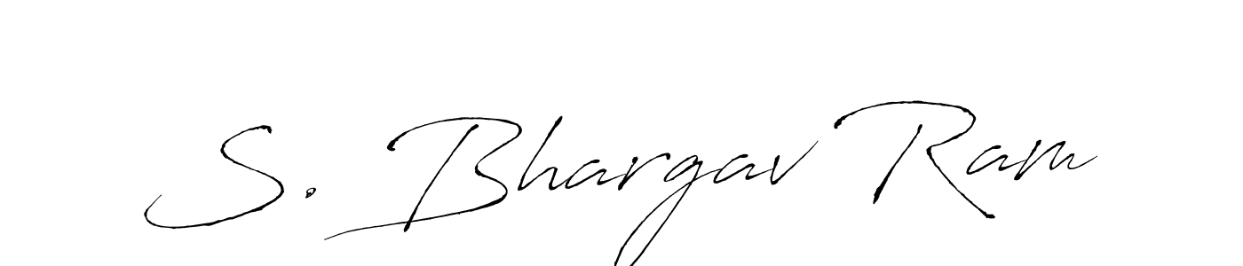 You should practise on your own different ways (Antro_Vectra) to write your name (S. Bhargav Ram) in signature. don't let someone else do it for you. S. Bhargav Ram signature style 6 images and pictures png