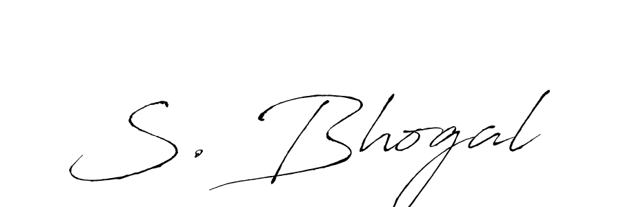 S. Bhogal stylish signature style. Best Handwritten Sign (Antro_Vectra) for my name. Handwritten Signature Collection Ideas for my name S. Bhogal. S. Bhogal signature style 6 images and pictures png