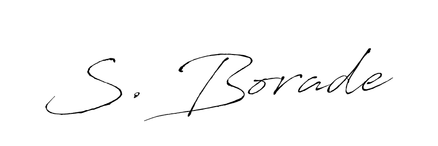 How to Draw S. Borade signature style? Antro_Vectra is a latest design signature styles for name S. Borade. S. Borade signature style 6 images and pictures png