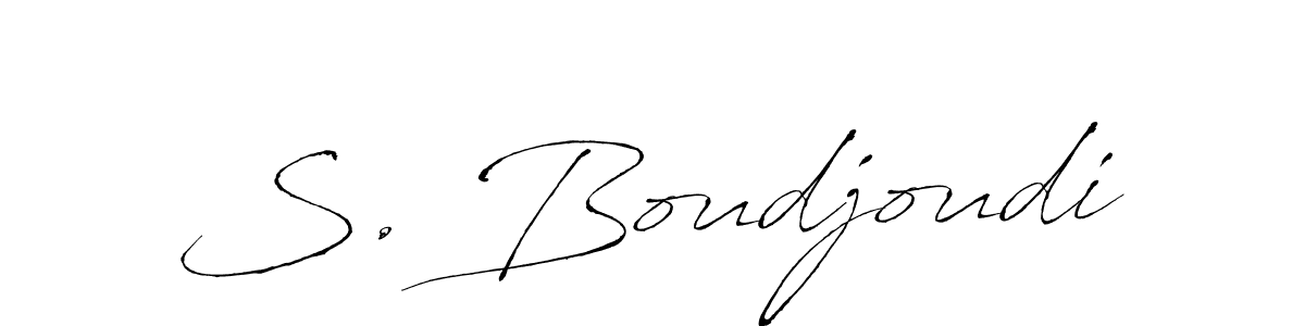 This is the best signature style for the S. Boudjoudi name. Also you like these signature font (Antro_Vectra). Mix name signature. S. Boudjoudi signature style 6 images and pictures png