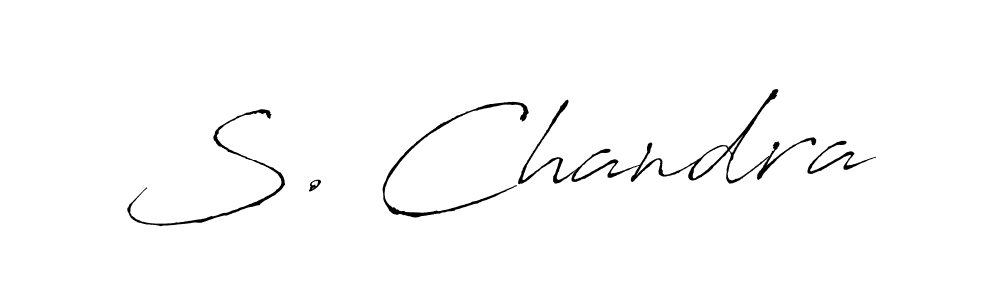 Make a beautiful signature design for name S. Chandra. Use this online signature maker to create a handwritten signature for free. S. Chandra signature style 6 images and pictures png