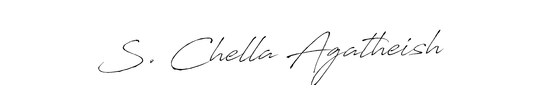 Once you've used our free online signature maker to create your best signature Antro_Vectra style, it's time to enjoy all of the benefits that S. Chella Agatheish name signing documents. S. Chella Agatheish signature style 6 images and pictures png