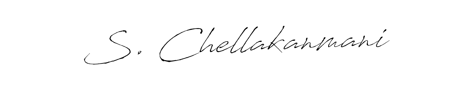 Also we have S. Chellakanmani name is the best signature style. Create professional handwritten signature collection using Antro_Vectra autograph style. S. Chellakanmani signature style 6 images and pictures png