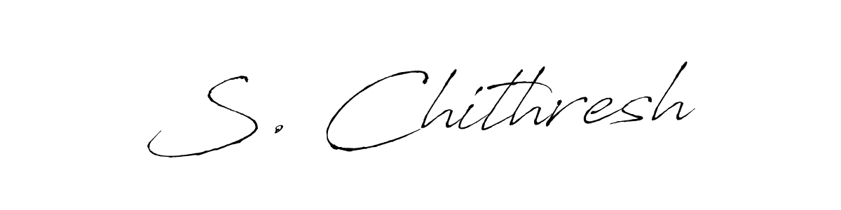 This is the best signature style for the S. Chithresh name. Also you like these signature font (Antro_Vectra). Mix name signature. S. Chithresh signature style 6 images and pictures png