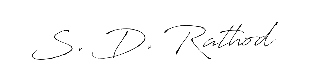 Antro_Vectra is a professional signature style that is perfect for those who want to add a touch of class to their signature. It is also a great choice for those who want to make their signature more unique. Get S. D. Rathod name to fancy signature for free. S. D. Rathod signature style 6 images and pictures png