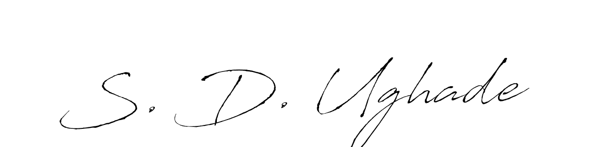 Also we have S. D. Ughade name is the best signature style. Create professional handwritten signature collection using Antro_Vectra autograph style. S. D. Ughade signature style 6 images and pictures png