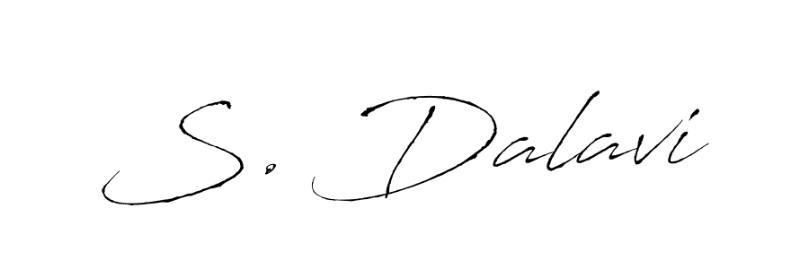 Use a signature maker to create a handwritten signature online. With this signature software, you can design (Antro_Vectra) your own signature for name S. Dalavi. S. Dalavi signature style 6 images and pictures png