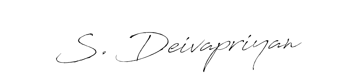 It looks lik you need a new signature style for name S. Deivapriyan. Design unique handwritten (Antro_Vectra) signature with our free signature maker in just a few clicks. S. Deivapriyan signature style 6 images and pictures png