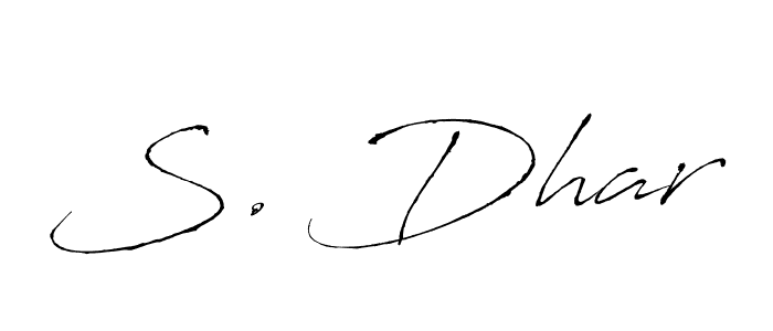 Make a beautiful signature design for name S. Dhar. Use this online signature maker to create a handwritten signature for free. S. Dhar signature style 6 images and pictures png