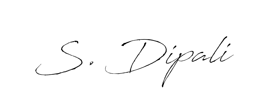 Once you've used our free online signature maker to create your best signature Antro_Vectra style, it's time to enjoy all of the benefits that S. Dipali name signing documents. S. Dipali signature style 6 images and pictures png