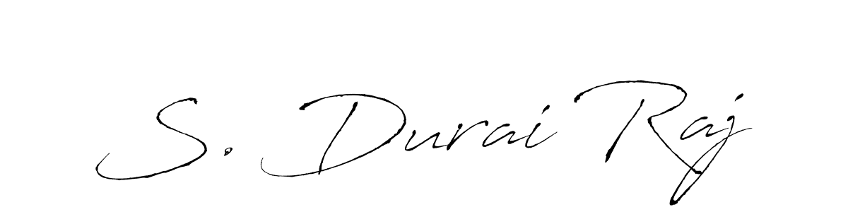 Make a beautiful signature design for name S. Durai Raj. With this signature (Antro_Vectra) style, you can create a handwritten signature for free. S. Durai Raj signature style 6 images and pictures png