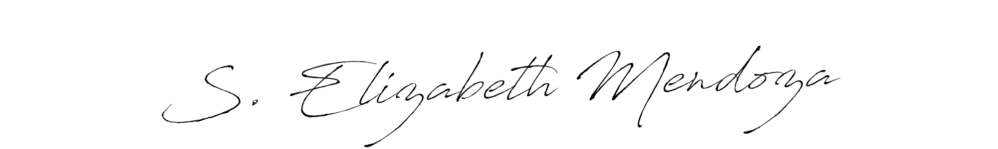 You can use this online signature creator to create a handwritten signature for the name S. Elizabeth Mendoza. This is the best online autograph maker. S. Elizabeth Mendoza signature style 6 images and pictures png