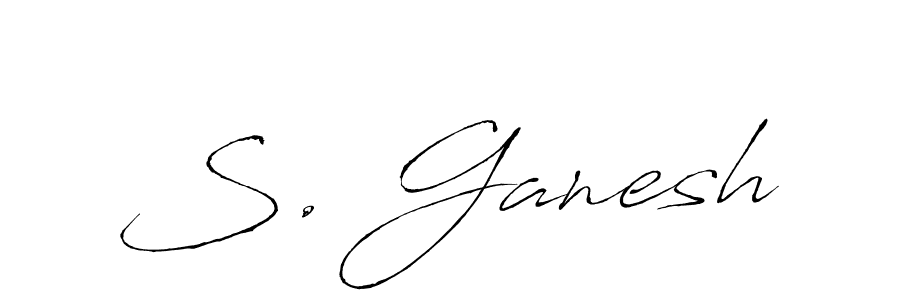 This is the best signature style for the S. Ganesh name. Also you like these signature font (Antro_Vectra). Mix name signature. S. Ganesh signature style 6 images and pictures png