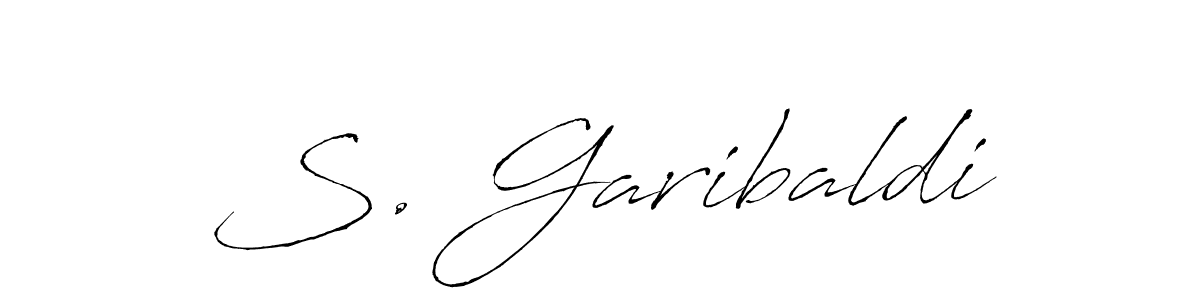 How to make S. Garibaldi signature? Antro_Vectra is a professional autograph style. Create handwritten signature for S. Garibaldi name. S. Garibaldi signature style 6 images and pictures png