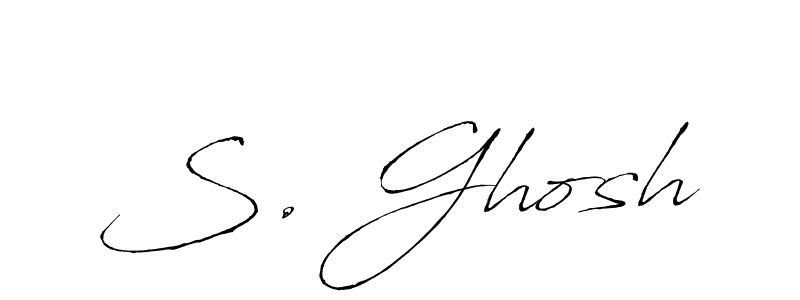 Also we have S. Ghosh name is the best signature style. Create professional handwritten signature collection using Antro_Vectra autograph style. S. Ghosh signature style 6 images and pictures png