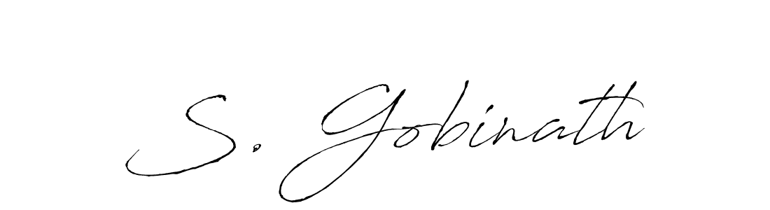 You can use this online signature creator to create a handwritten signature for the name S. Gobinath. This is the best online autograph maker. S. Gobinath signature style 6 images and pictures png