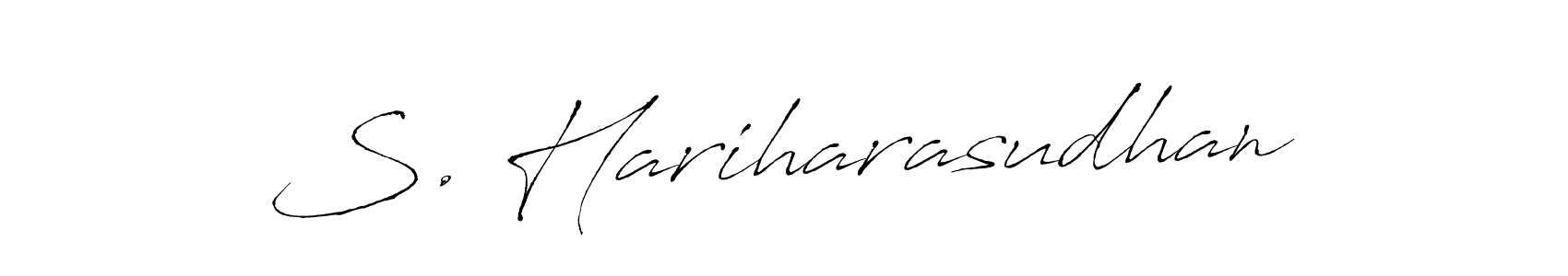 Once you've used our free online signature maker to create your best signature Antro_Vectra style, it's time to enjoy all of the benefits that S. Hariharasudhan name signing documents. S. Hariharasudhan signature style 6 images and pictures png