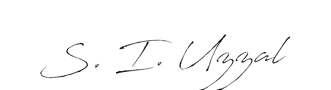 This is the best signature style for the S. I. Uzzal name. Also you like these signature font (Antro_Vectra). Mix name signature. S. I. Uzzal signature style 6 images and pictures png