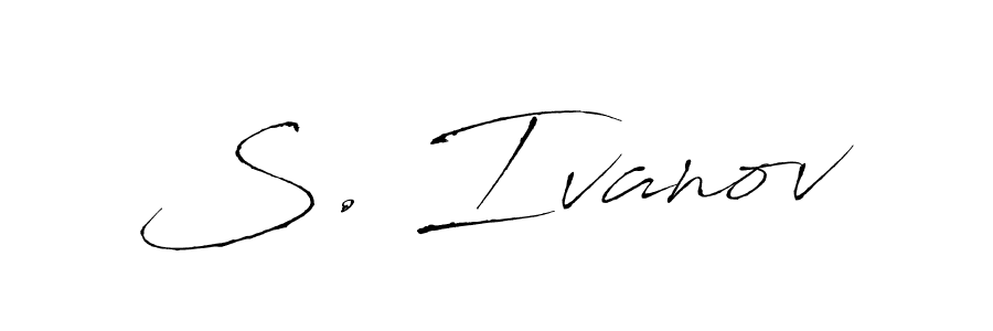 Create a beautiful signature design for name S. Ivanov. With this signature (Antro_Vectra) fonts, you can make a handwritten signature for free. S. Ivanov signature style 6 images and pictures png