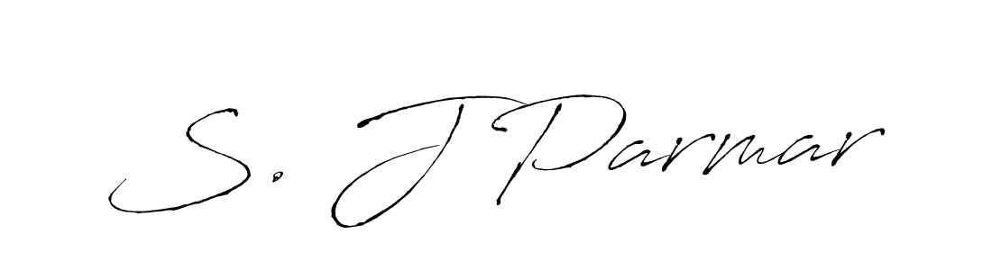 Also we have S. J Parmar name is the best signature style. Create professional handwritten signature collection using Antro_Vectra autograph style. S. J Parmar signature style 6 images and pictures png