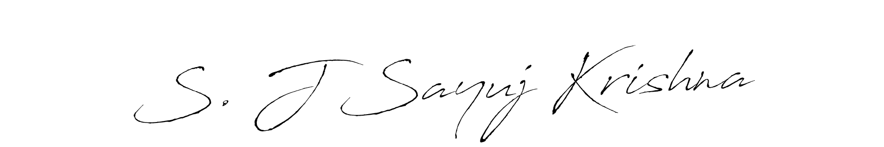You can use this online signature creator to create a handwritten signature for the name S. J Sayuj Krishna. This is the best online autograph maker. S. J Sayuj Krishna signature style 6 images and pictures png