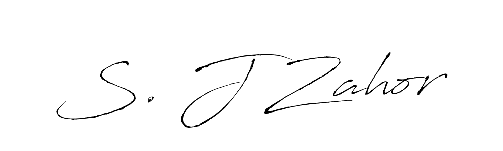 It looks lik you need a new signature style for name S. J Zahor. Design unique handwritten (Antro_Vectra) signature with our free signature maker in just a few clicks. S. J Zahor signature style 6 images and pictures png