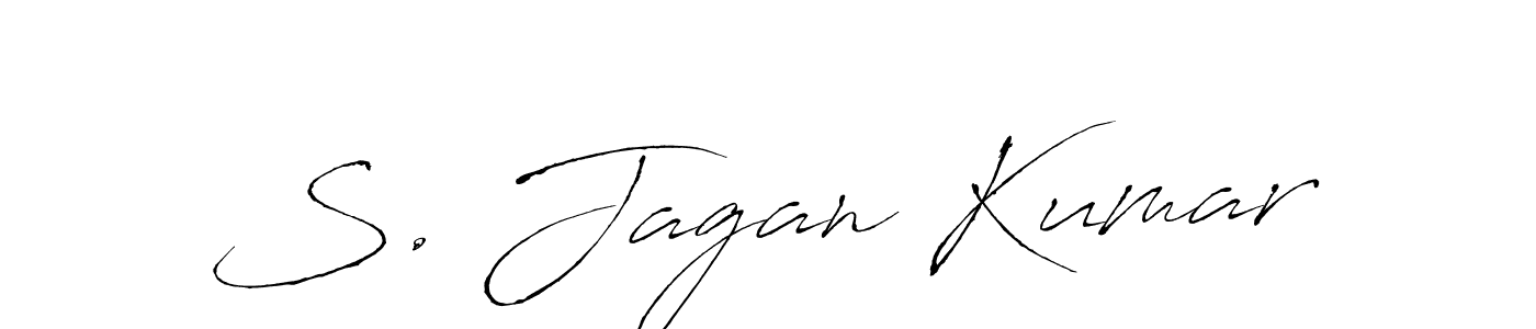 Make a beautiful signature design for name S. Jagan Kumar. With this signature (Antro_Vectra) style, you can create a handwritten signature for free. S. Jagan Kumar signature style 6 images and pictures png