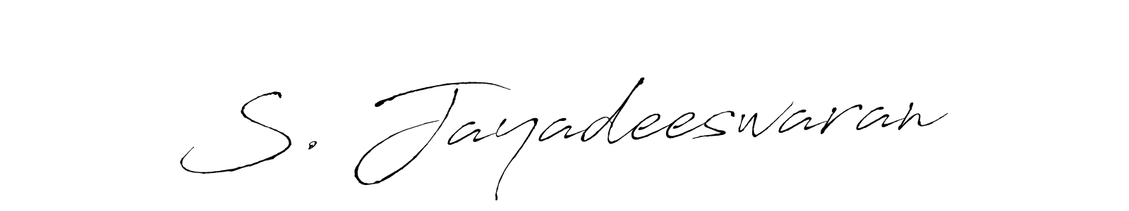 Make a beautiful signature design for name S. Jayadeeswaran. Use this online signature maker to create a handwritten signature for free. S. Jayadeeswaran signature style 6 images and pictures png
