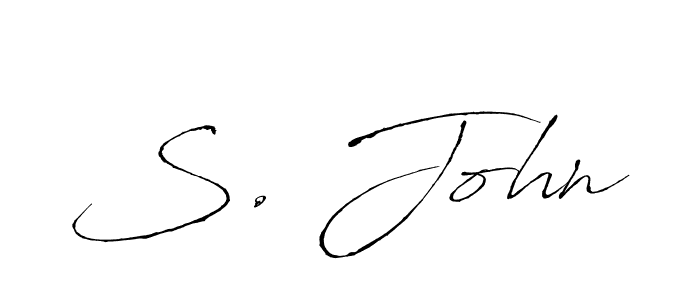 Use a signature maker to create a handwritten signature online. With this signature software, you can design (Antro_Vectra) your own signature for name S. John. S. John signature style 6 images and pictures png